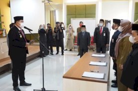 Sekda Sulsel Lantik 24 Pejabat Lingkup Dinas PKP2