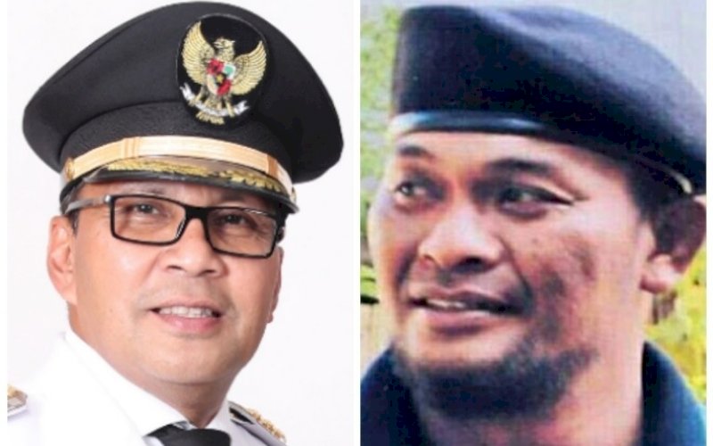 Moh Ramdhan Pomanto (kiri) - Djusman AR. foto: istimewa 