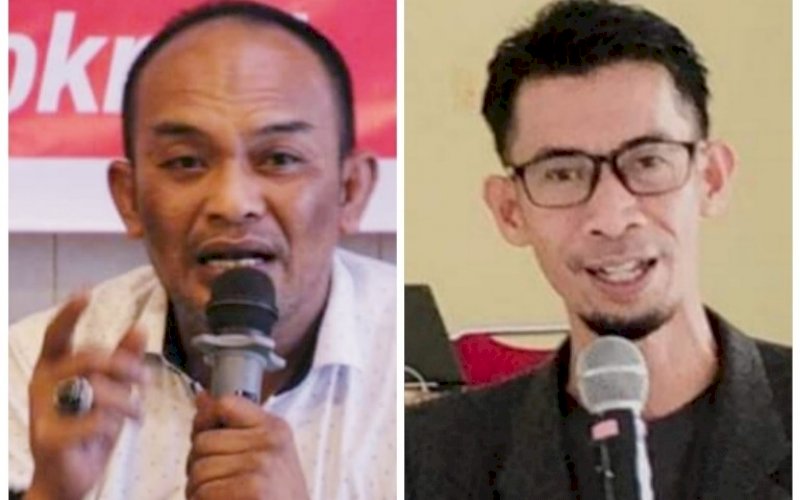 Djusman AR (kiri) dan Abdul Rasyid. foto: istimewa