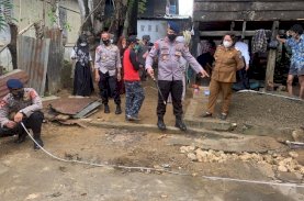 Baznas, Brimob, dan Kodim 1407 Bone Bersinergi Bedah Rumah