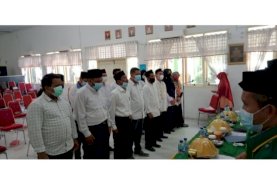 Mantan Kakanwil Kemenag Sulsel Kukuhkan Pergunu Pangkep
