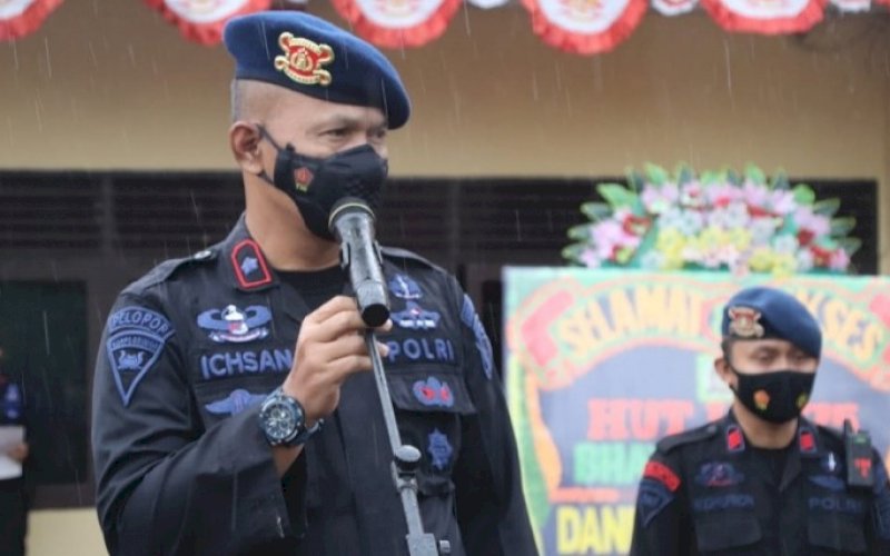 Kompol Nur Ichsan. foto: humas brimob bone