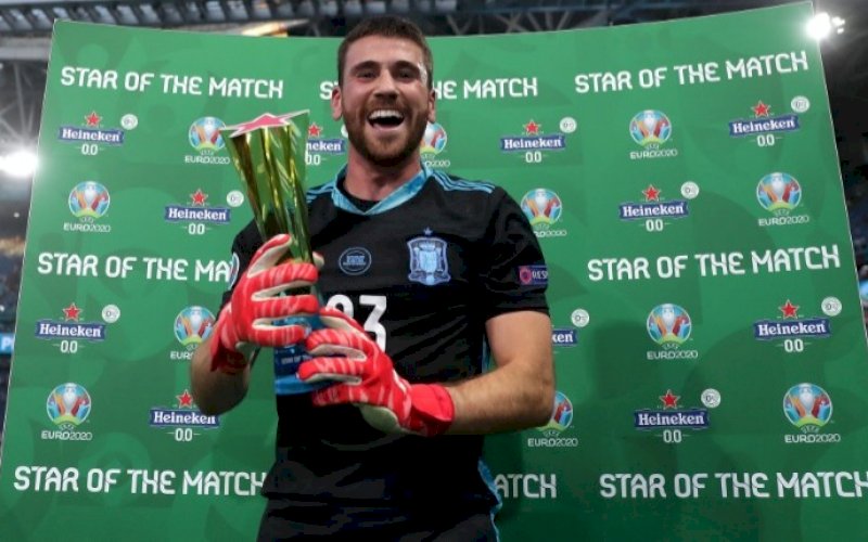 Unai Simon. foto: twitter @euro2020