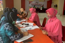 Brimob Bone Kembali Gelar Vaksinasi Covid-19