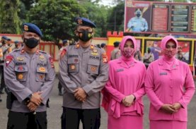 Suasana Haru Warnai Pelepasan Wadanyon C Pelopor di Mako Brimob Bone