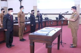 Abdul Hayat Lantik 46 Pejabat Eselon III dan IV Pemprov Sulsel