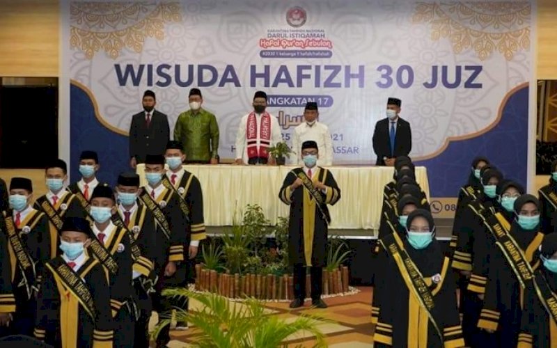 WISUDA. Wisuda santri Karantina Tahfidz Nasional (KTN) Darul Istiqamah, beberapa waktu lalu. foto: istimewa