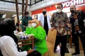 Danny Pomanto Tinjau Vaksinasi 10.000 Peserta di MaRI Makassar