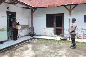 Beri Semangat untuk Anggota yang Isolasi Mandiri, Brimob Bone Lakukan Hal Ini