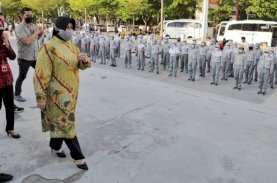 Indira Motivasi Paskibraka Makassar: Tetap Jaga Imunitas