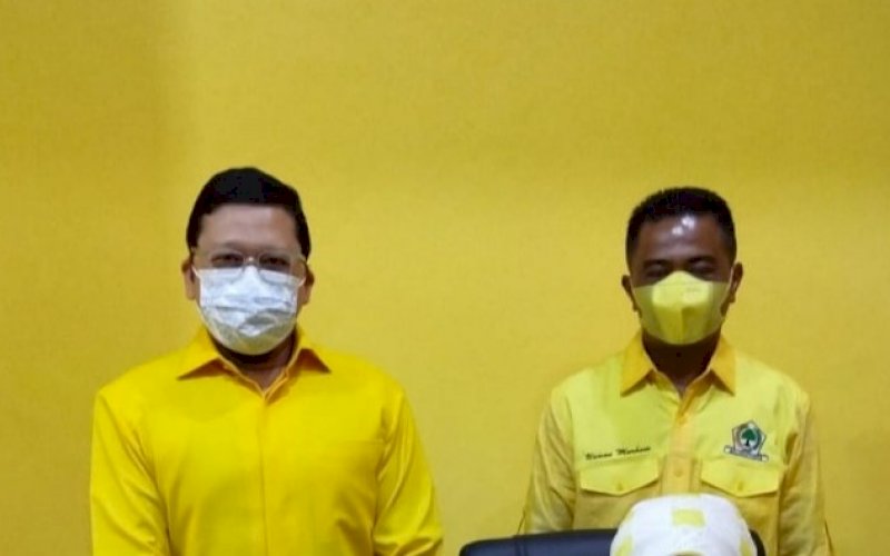 Usman Marham (kanan) bersama Ahmad Doli Kurnia Tandjung. foto: istimewa