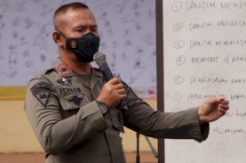 Brimob Bone Latihan Olah TKP