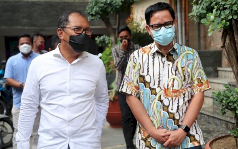 Moh Ramdhan Pomanto bersama Viryan Azis. foto: istimewa