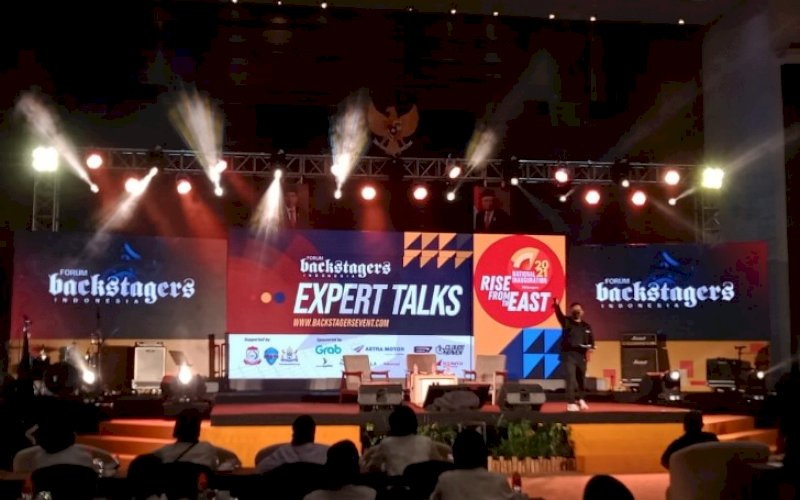 RAKERNAS. Forum Backstagers Indonesia menggelar Pelantikan dan Rakernas di Ballroom Hotel Four Points by Sheraton Makassar, 14 hingga 16 September 2021. foto: istimewa