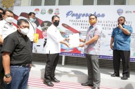 Sekda Terima PSU Perumahan dari Pengembang kepada Pemkot Makassar
