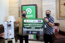 Pemkot Makassar Terima Bantuan 15 Unit Oksigen Konsentrator dari Gojek
