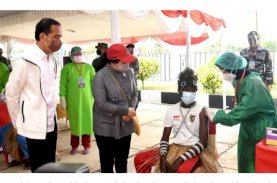 Presiden Pastikan Vaksinasi Merata dari Sabang sampai Merauke