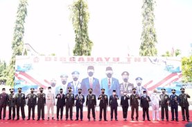 76 Tahun TNI, Plt Gubernur Sulsel Apresiasi Perjuangan, Jaga Perdamaian hingga Semangat Penanganan Pandemi Covid-19