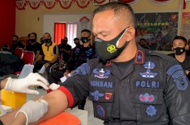 Danyon Brimob Bone Cek Kondisi&nbsp;Kesehatan Personel