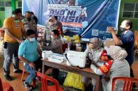 Polda Sulsel dan IKA MAN 2 Makassar Vaksinasi Lampaui Target Capai 1.539 Peserta