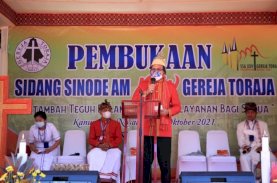 Danny Pomanto Hadiri Pembukaan Sidang Sinode AM XXV Gereja Toraja