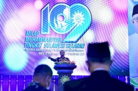 Milad Muhammadiyah Ke-109, Plt Gubernur Sulsel Ajak Berperan Raih Potensi Pemulihan Ekonomi