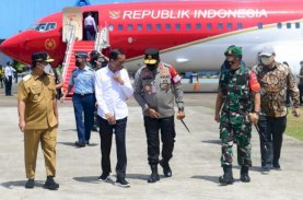 Jokowi Datang Resmikan Bendungan dan Tanam Jagung