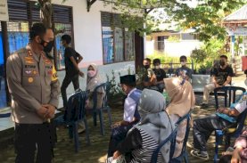 Kapolres Palopo Pantau Vaksinasi Covid-19