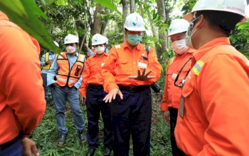 KUNJUNGAN. Komisaris Utama Mining Industry Indonesia (MIND ID) Letnan Jenderal (Purn) Doni Monardo bersama rombongan didampingi CEO PT Vale Febriany Eddy mengunjungi area operasional PT Vale di Sorowako, Kabupaten Luwu Timur, Sulsel, 27-29 Desember 2021. foto: istimewa