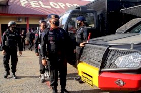 Brimob Bone Siaga Pengamanan Nataru