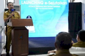 Plt Gubernur Sulsel Launching e-Sejutaikan, Inovasi Dinas Kelautan dan Perikanan