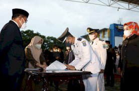 Danny Pomanto Lantik 467 Pejabat di Tengah Guyuran Hujan Deras