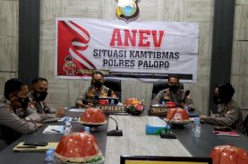 Pimpin Anev Mingguan, Kapolres Palopo: Tetap Siaga, Jangan Lengah