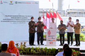 Presiden Lepas Ekspor Perdana Smelter Grade Alumina