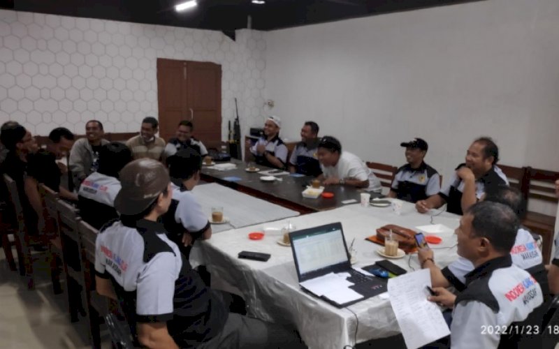 PEMILIHAN KETUA. Suasana pemilihan Ketua Indonesia Kijang Club (IKC) Makassar masa jabatan 2022-2024 di Aula Warkop Bundu Aroepala, Kota Makassar, Minggu (23/1/2022). foto: istimewa