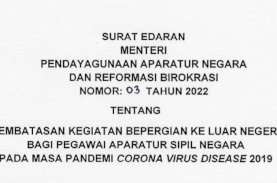 Menteri PANRB Terbitkan Ketentuan Pembatasan Bepergian ke Luar Negeri Bagi ASN
