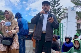 Ratusan Petani Korban Penggusuran PTPN XIV Duduki Kantor Bupati Enrekang