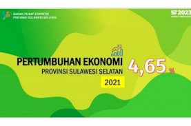 Melebihi Nasional, Perekonomian Sulsel Tumbuh 4,65 Persen
