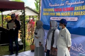 Rudianto Lallo Kukuhkan Pengurus IKA SMAN 6 Makassar Angkatan 90