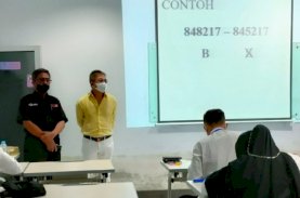 Beni Iskandar Pantau Langsung Tes Calon Pegawai Perumda Air Minum Makassar