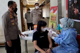 Vaksinasi di Polres Palopo Berhadiah Sepeda