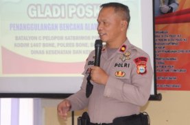 Brimob Bone Siap Hadapi Bencana Alam dan Karhutla