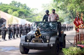 Kapolda Kukuhkan PRC Brimob Sulsel, Ini Penyampaian Danyon C Pelopor