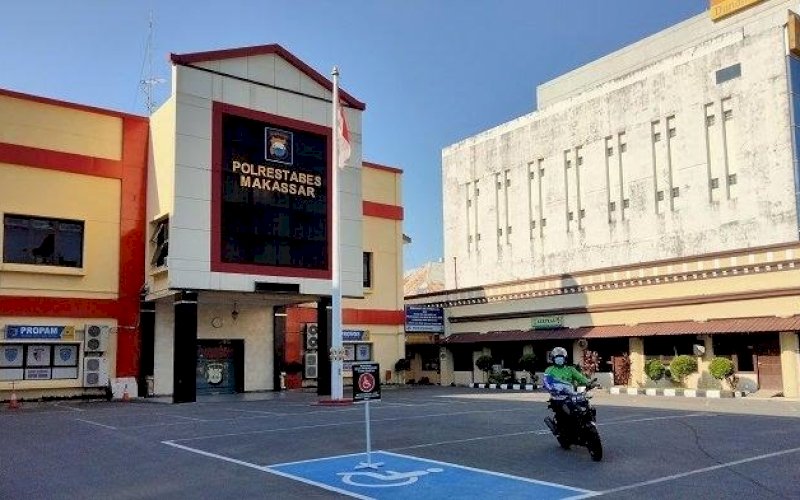 Mapolrestabes Makassar. foto: istimewa