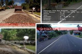 Ruas Jalan Waempubu-Pompanua Mulai Dinikmati Masyarakat