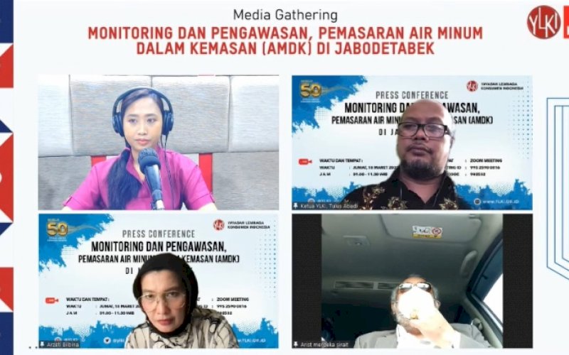 MEDIA GATHERING. Media gathering monitoring dan pengawasan pemasaran Air Minum Dalam Kemasan (AMDK) di Jabodetabek. foto: istimewa
