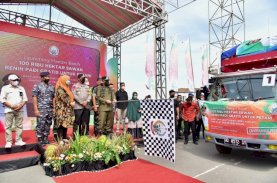 Gubernur Sulsel Lepas Benih Padi Gratis untuk 100 Ribu Ha Sawah