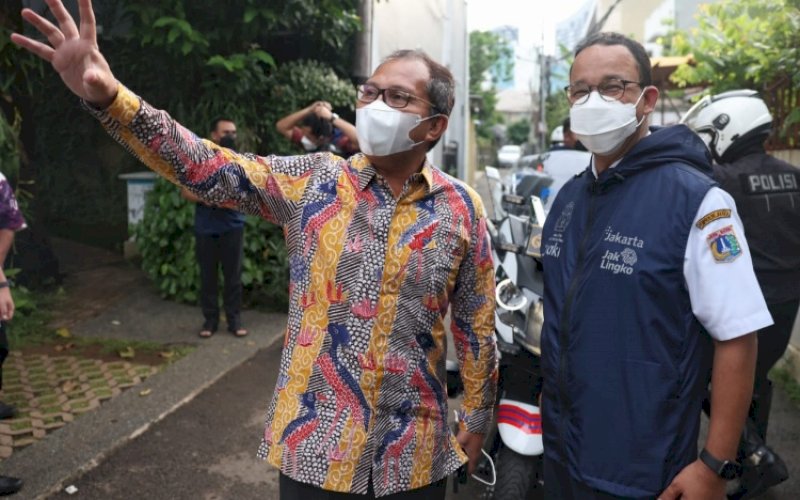 Moh Ramdhan Pomanto bersama Anies Baswedan. foto: istimewa 