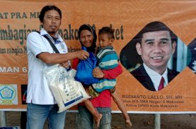 Rudianto Lallo Instruksikan IKA SMAN 6 Makassar Rutin Aksi Sosial