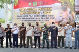 Apel Gelar Pasukan Operasi Ketupat 2022, Polres Palopo Siap Amankan Kelancaran Mudik